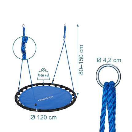 Draugu šūpoles 120 cm