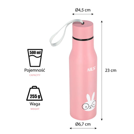 Bunny termokrūze - izolēta, hermētiska, 340 ml
