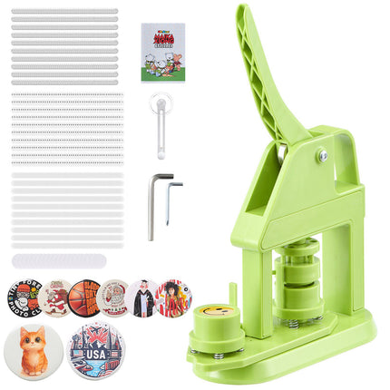 Button Maker Machine 25 mm, 500-Piece Kit, Cutter