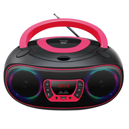 CD Boombox with FM/USB/BT