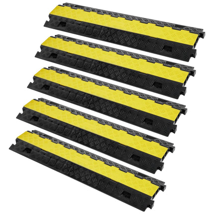 Cable Protector Ramp 5-Pack, 2-Channel, 10000 kg