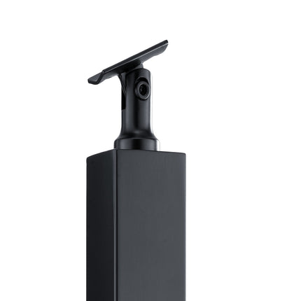 Cable Railing Post, 36 Inch 2x2, No Holes, Black