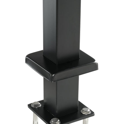 Cable Railing Post, 36 Inch 2x2, No Holes, Black
