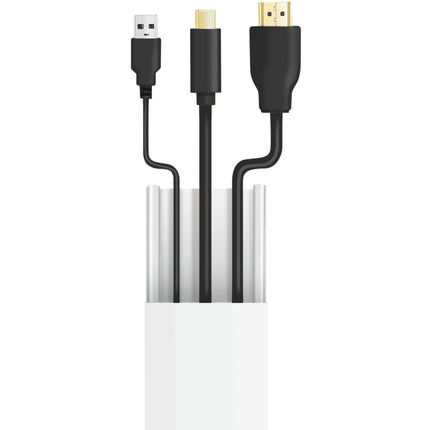 Cable channel kit 67 parts White