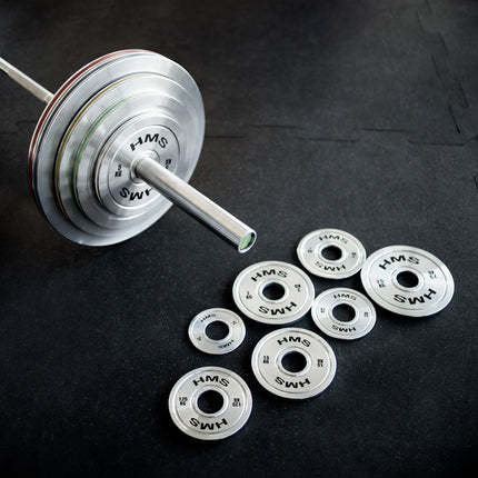 Kalibrēts tērauda olimpiskais svara disks, 1 kg