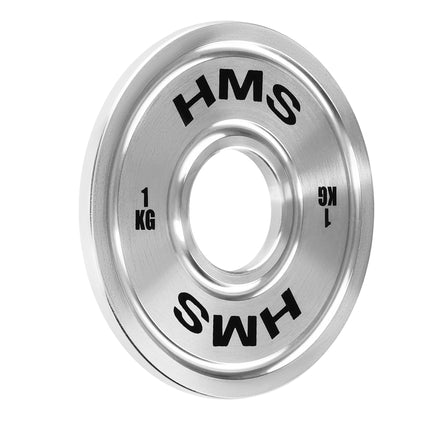 Kalibrēts tērauda olimpiskais svara disks, 1 kg