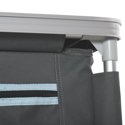Portable camping kitchen box - worktop, bag, shelves