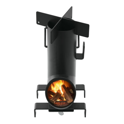 Camping Rocket Stove – Portable Wood Burning, Carry Bag