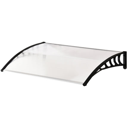 Arched front door in polycarbonate, UV and rain protection