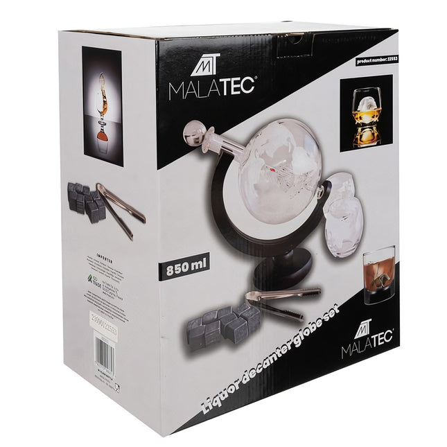 Karafe - globusa - Malatec 22553 viskija komplekts