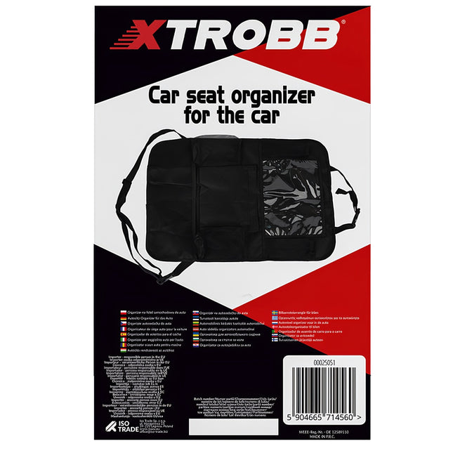 Automašīnas sēdekļa organizators Xtrobb automašīnai