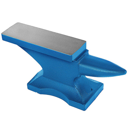 Cast Iron Blacksmith Anvil, Single Round Horn, 25 lb
