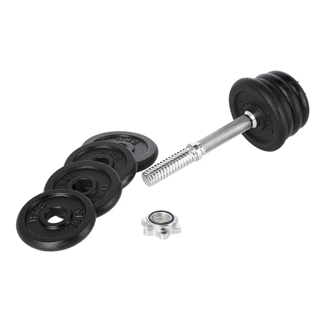 Čuguna hantele, 15 kg, spēka treniņiem