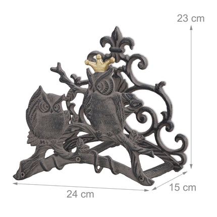 Cast Iron Owl Hose Holder