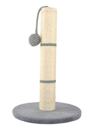 Kaķu skrāpējamais stabs - pelēks stabs, 45 cm