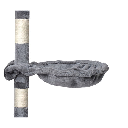Kaķu koks 118 cm, pelēks