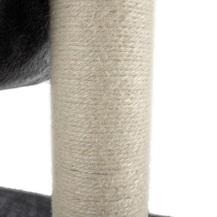 Kaķu māja 141 cm pelēka Purlov 21713