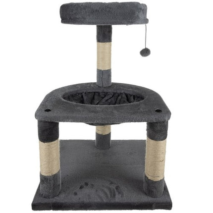 Kaķu māja 71 cm pelēka Purlov 21711