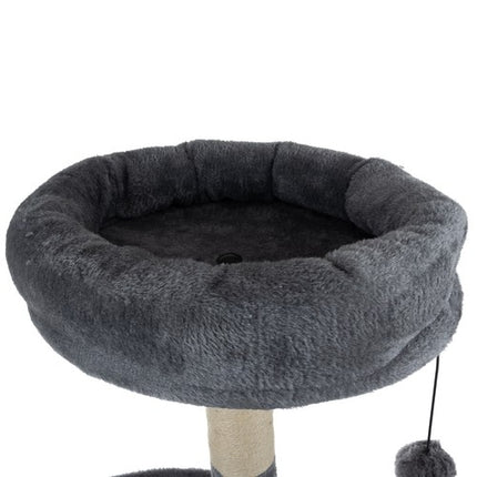 Kaķu māja 71 cm pelēka Purlov 21711