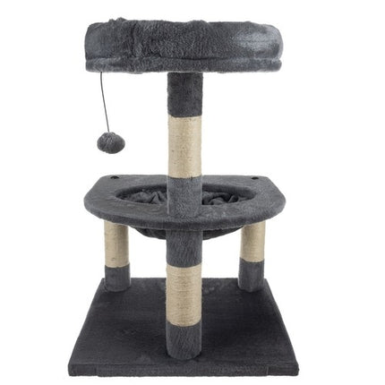 Kaķu māja 71 cm pelēka Purlov 21711