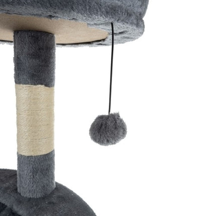 Kaķu māja 71 cm pelēka Purlov 21711