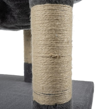 Kaķu māja 71 cm pelēka Purlov 21711