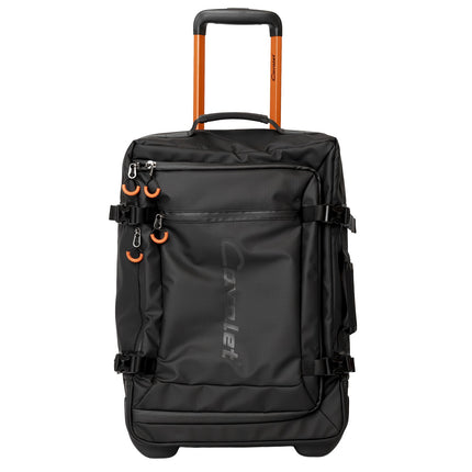 Cavalet Obsidian kravas kabīnes ceļojumu soma ar riteņiem 40 l, 55 cm, melna