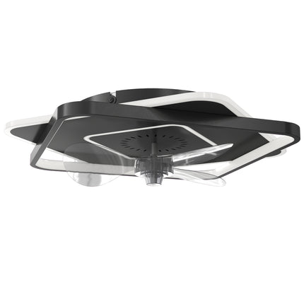Ceiling Fan with Light, Remote Control, 6 Speeds, 3 Colors
