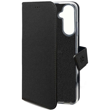 Celly Wally maciņš Samsung Galaxy S26 FE 5G, melns, 3 karšu slots