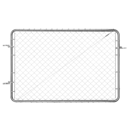Chain Link Fence Gate 72 x 48 in, Adjustable Width