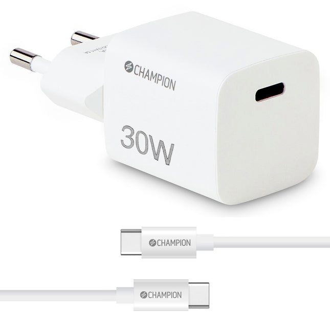 Charger 30W + USB-C Cable White