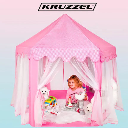 Bērnu telts rozā krāsā Kruzzel 23869