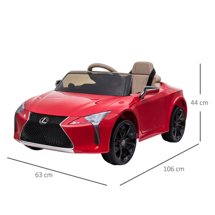 Bērnu automašīna Oficiāli licencēts Lexus Lc500 elektromobilis, 2.4G tālvadības pults, MP3/USB, gaismas un mūzika, 3-6 gadi