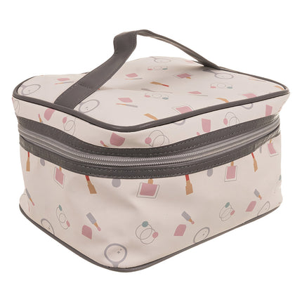 Children's 17-Piece Wooden Cosmetic Set with Bag