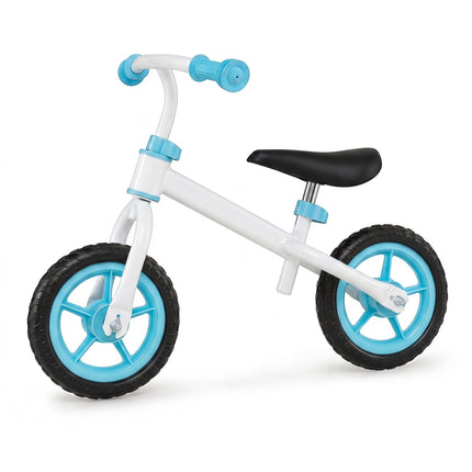 Bērnu zils līdzsvara velosipēds, regulējams rokturis, 20 kg celtspēja