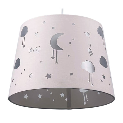 Bērnu istabas piekaramā lampa - nakts debesu dizains