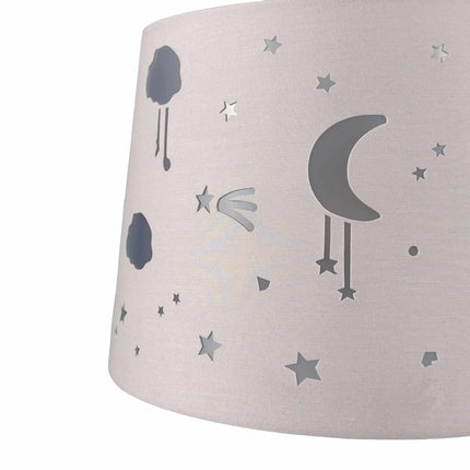 Bērnu istabas piekaramā lampa - nakts debesu dizains