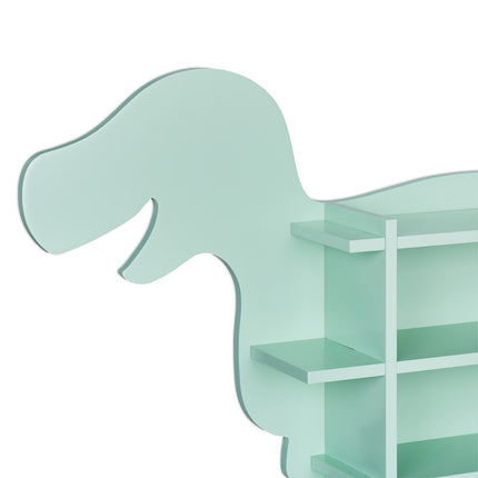 Bērnu plaukts Dino pie sienas