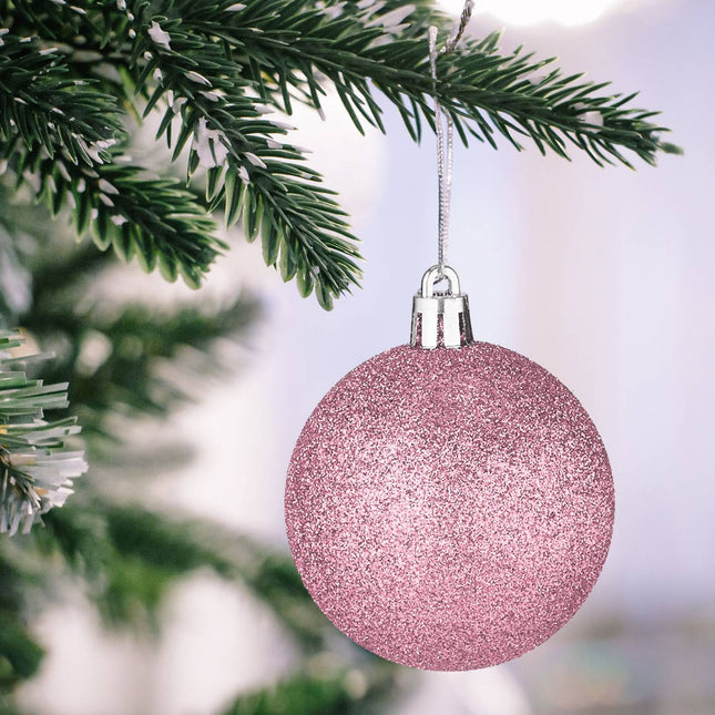 Ziemassvētku rotājumu komplekts, 101 detaļa - plastmasas bumbiņas