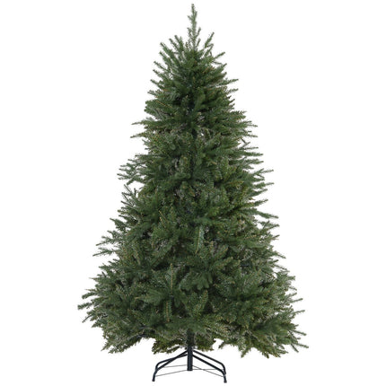 Ziemassvētku eglīte, 1,8 m, mākslīgā egle, 1492 zari, metāla pamatne, PVC, zaļa, Ø115 x 180 cm, augstums