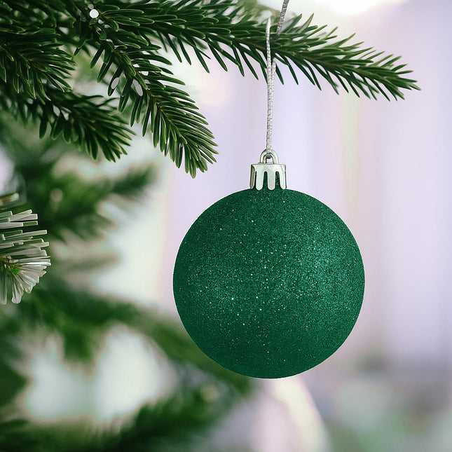 Ziemassvētku eglītes rotājumu komplekts, 30 plastmasas rotājumi