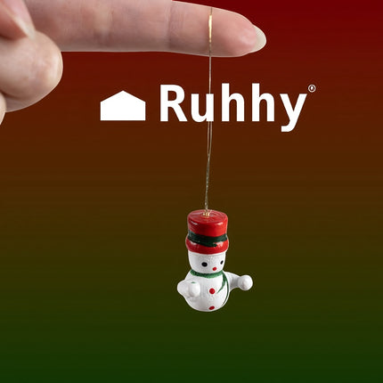 Ziemassvētku rotājumi/eglīšu kuloni 10 gab. Ruhhy 22943