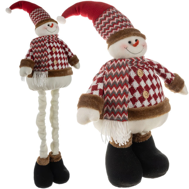Ziemassvētku sniegavīrs - teleskopisks 105 cm Ruhhy 22341