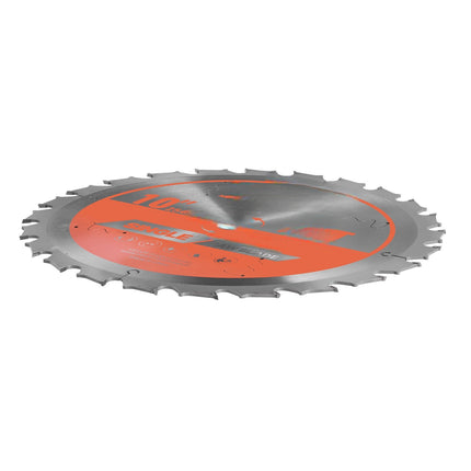 Circular Saw Blade, 10 Inch 24T, 5/8 Inch Arbor, Wood