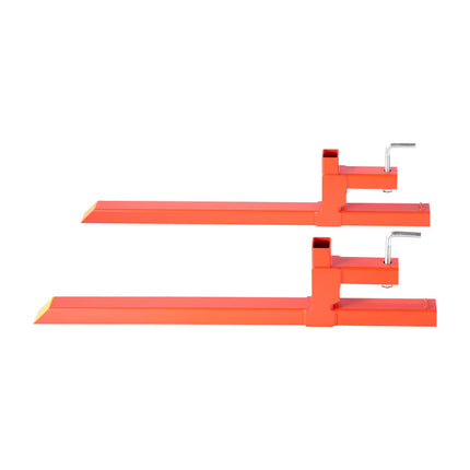 Clamp-On Pallet Forks 2000 lb, 43 in Tractor Bucket