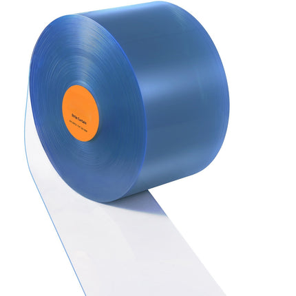 Clear PVC Strip Door Curtain Roll, 82 ft x 8 in