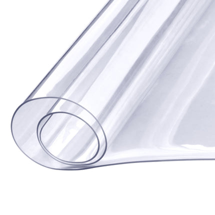 Clear PVC Table Protector, 36 x 72 in, 1.5 mm Thick