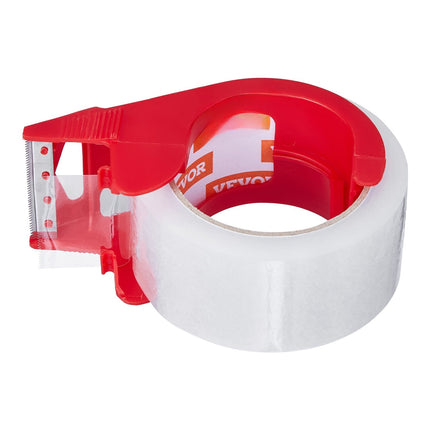 Clear Packing Tape 12 Rolls, 1.88 In x 65 Yd, Dispensers