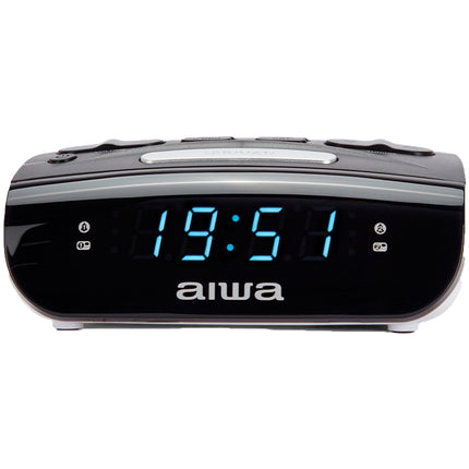 Clock radio with dual alarms