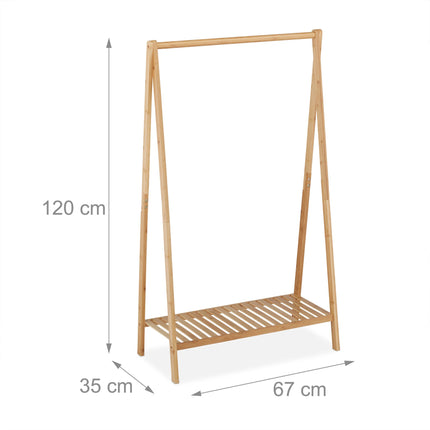 Drēbju pakaramais bambuss 67 cm